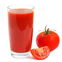 image of a glass of tomato juice